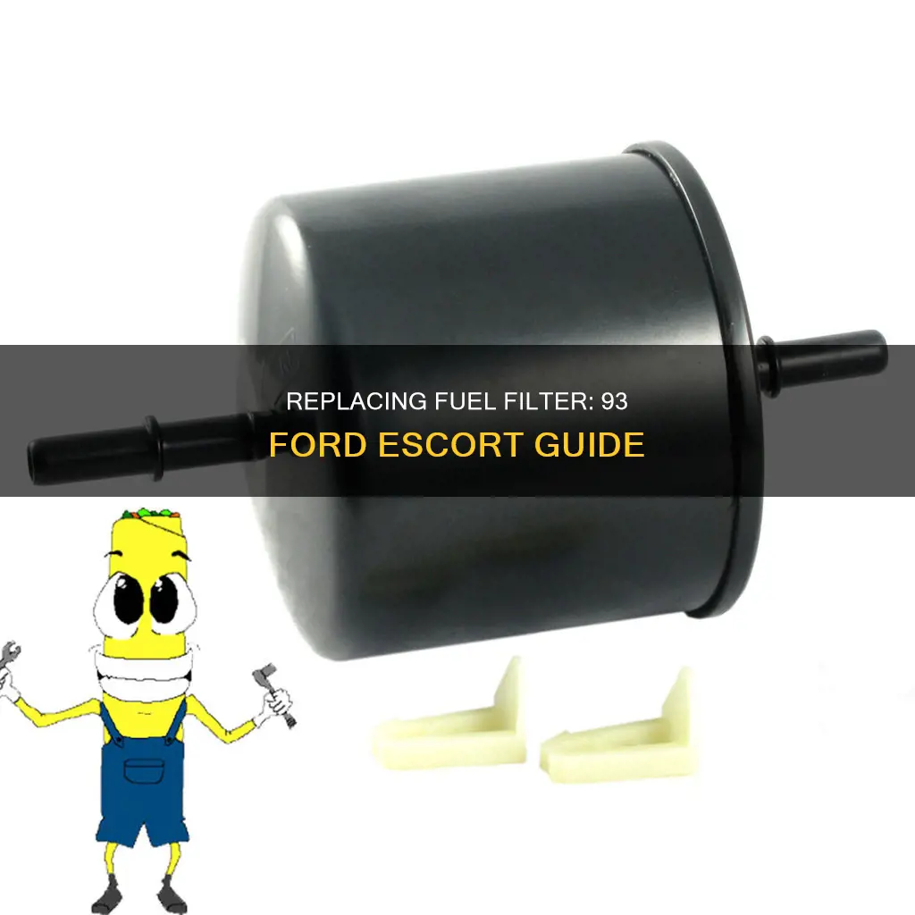 how to change fuel filter in 93 ford escort