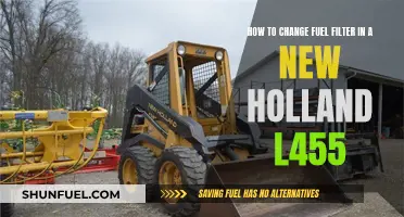 Changing Fuel Filter: New Holland L455 Guide