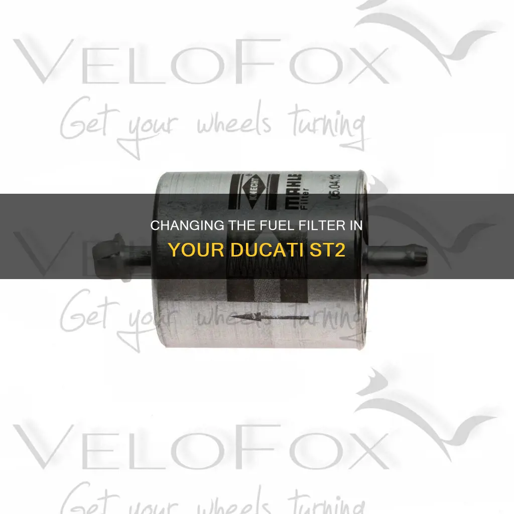 how to change fuel filter in ducati st2