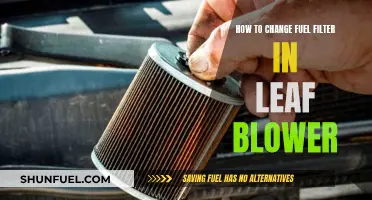 Changing Fuel Filter in Leaf Blower: Step-by-Step Guide