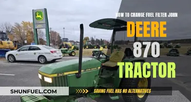 Tractor Maintenance: Changing Fuel Filter on John Deere 870