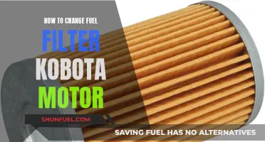 Replacing Fuel Filters in Kobota Motors: Step-by-Step Guide