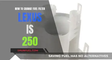 Changing Fuel Filters: Lexus IS 250 Guide