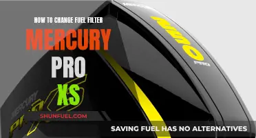 Replacing Fuel Filter: Mercury Pro XS Maintenance Guide