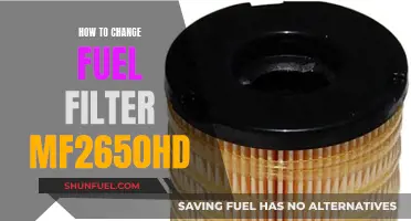 Replacing Fuel Filter: Step-by-Step Guide for MF2650HD Tractors