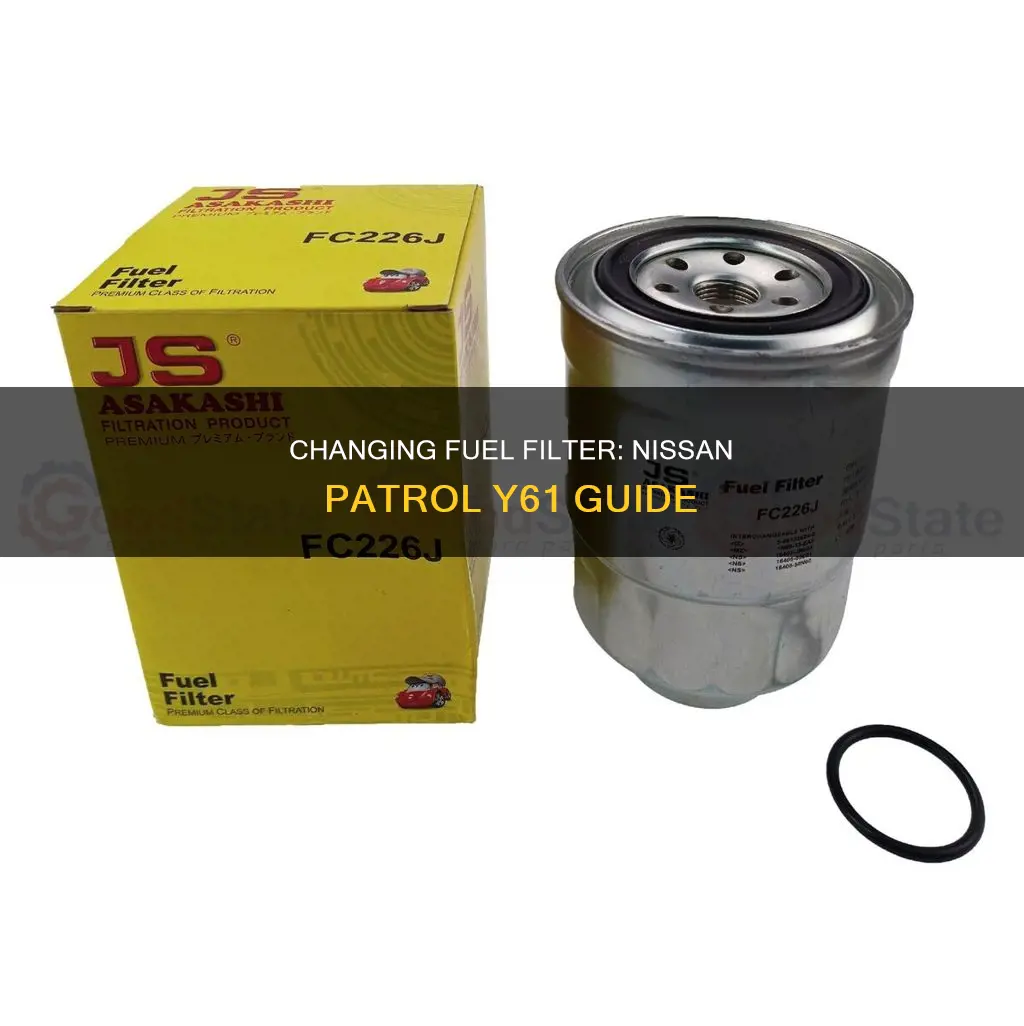 how to change fuel filter nissan patrol y61