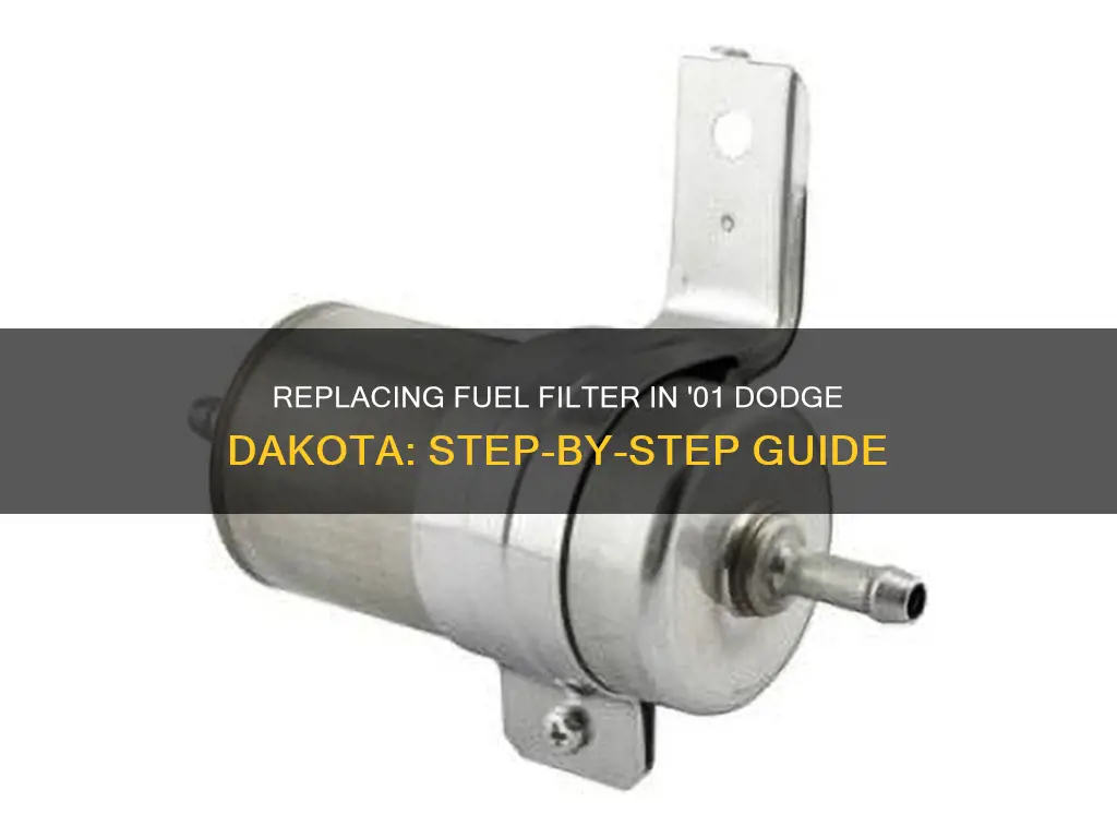 how to change fuel filter on 01 dodge dakota