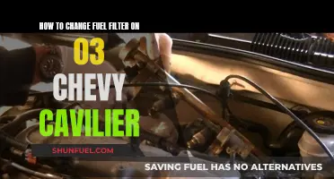 Changing Fuel Filter on Chevy Cavilier: Step-by-Step Guide