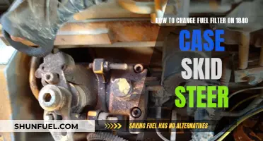 Changing Fuel Filters: A Guide for 1840 Case Skid Steer Owners