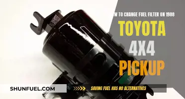 Replacing Fuel Filter in '88 Toyota 4x4 Pickup: Step-by-Step Guide