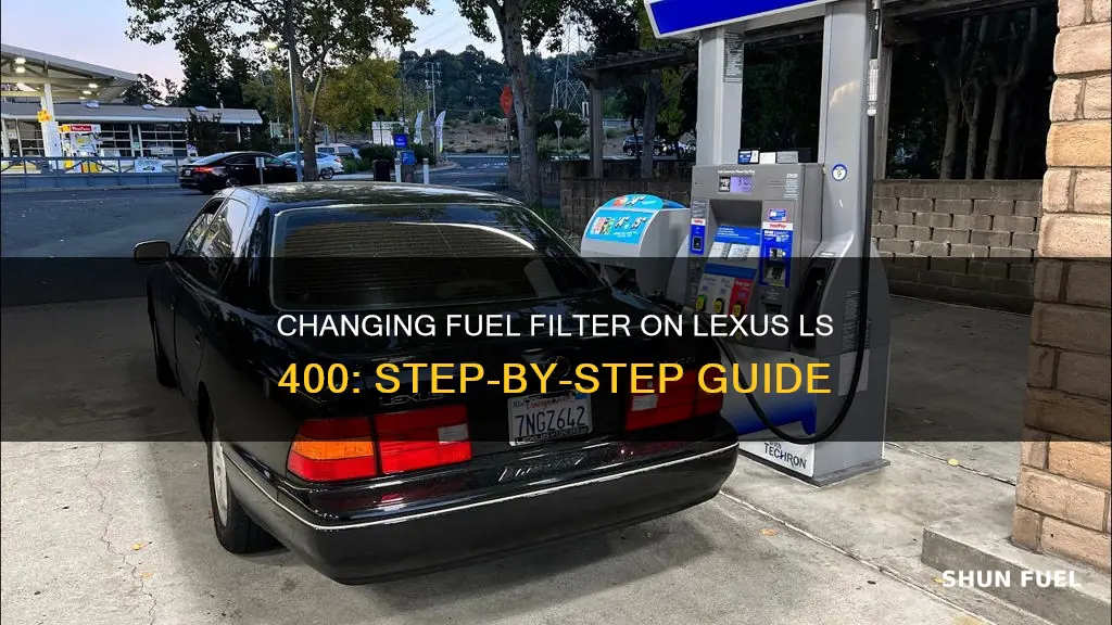 how to change fuel filter on 1995 lexus ls 400