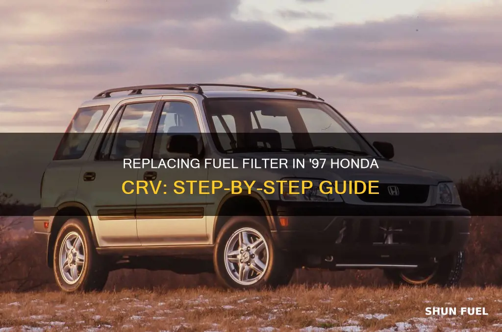 how to change fuel filter on 1997 honda crv