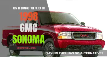 Replacing Fuel Filter in '98 GMC Sonoma: Step-by-Step Guide