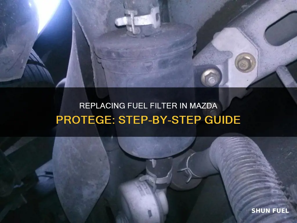 how to change fuel filter on 2000 mazda protege