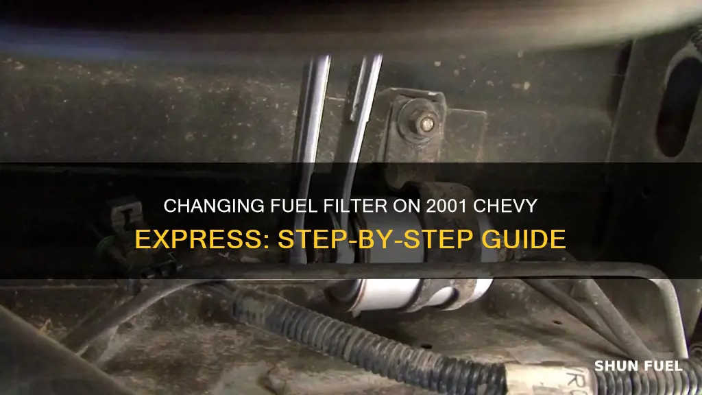 how to change fuel filter on 2001 chevy express