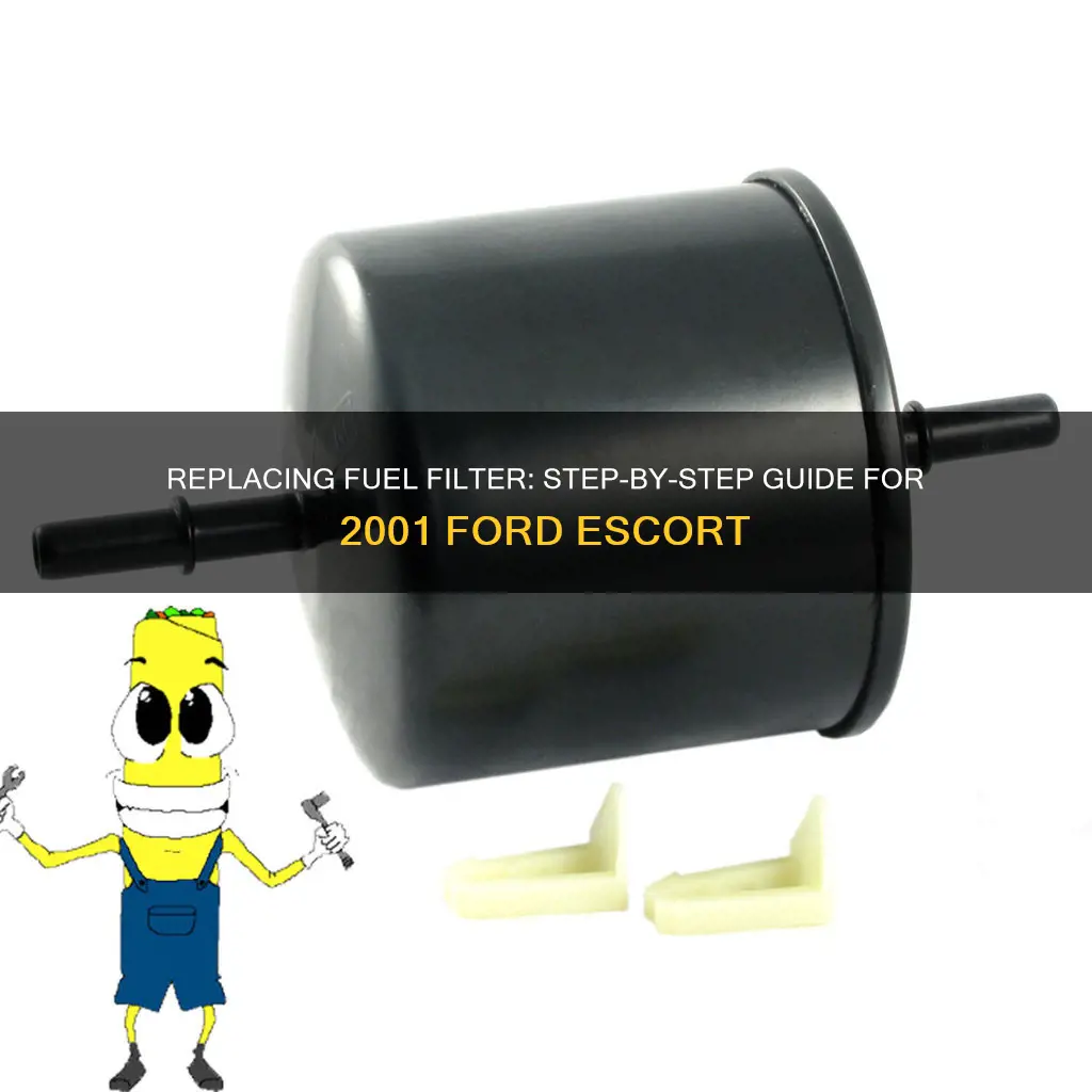 how to change fuel filter on 2001 ford escort