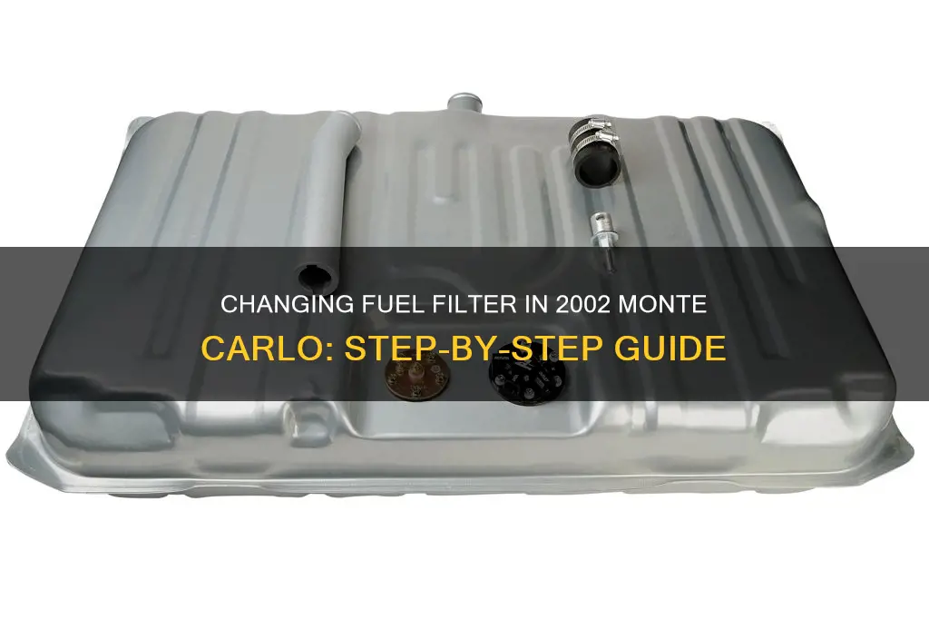 how to change fuel filter on 2002 monte carlo