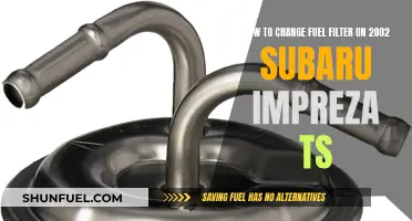 Changing Fuel Filter on 2002 Subaru Impreza TS: Step-by-Step Guide