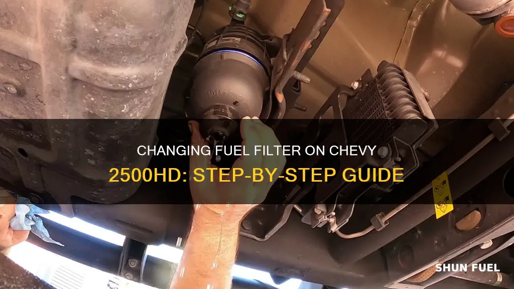 how to change fuel filter on 2003 chevy 2500hd