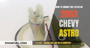 Changing Fuel Filter on 2003 Chevy Astro: Step-by-Step Guide