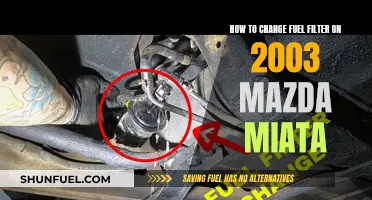 Replacing Fuel Filter: 2003 Mazda Miata Guide