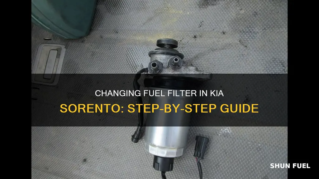 how to change fuel filter on 2004 kia sorento