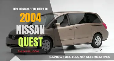 Changing Fuel Filter on 2004 Nissan Quest: Step-by-Step Guide