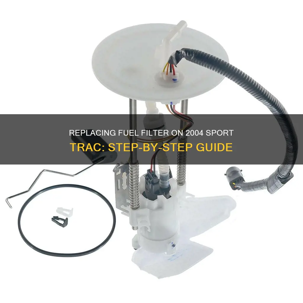 how to change fuel filter on 2004 sport trac