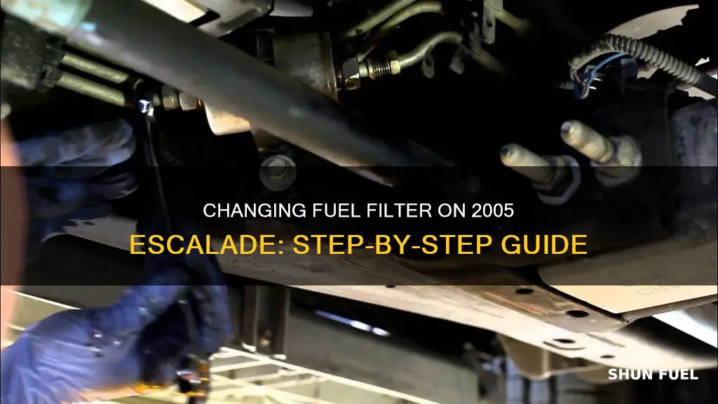 how to change fuel filter on 2005 escalade