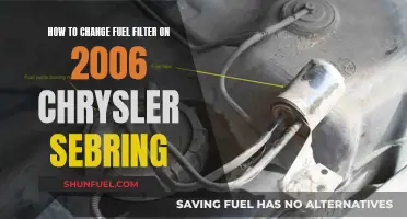 Changing Fuel Filter on Chrysler Sebring: Step-by-Step Guide