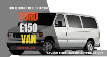 Changing Fuel Filter: 2006 Ford E150 Van Guide