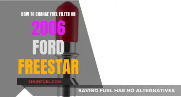 Changing Fuel Filter on 2006 Ford Freestar: Step-by-Step Guide