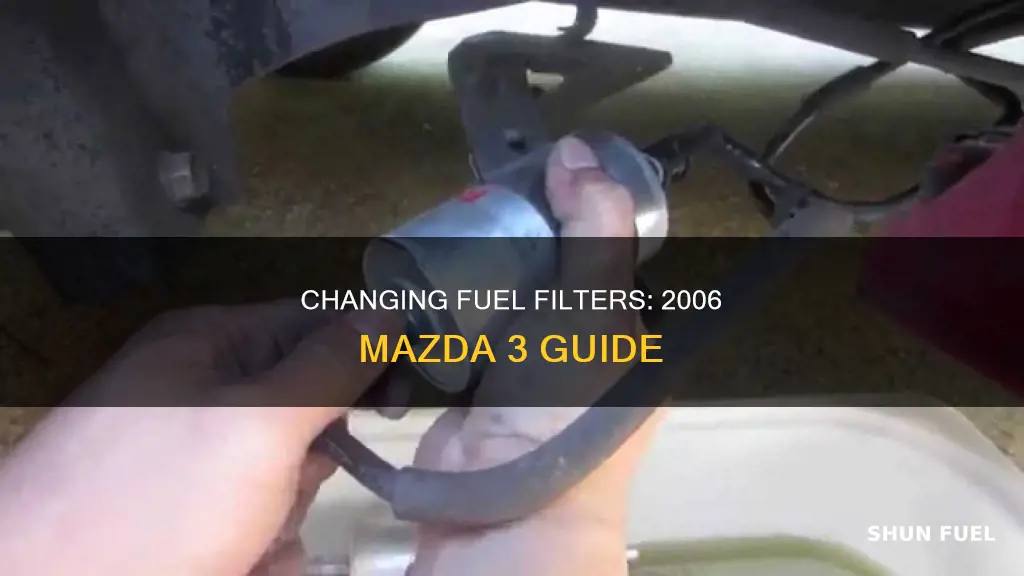 how to change fuel filter on 2006 masda 3