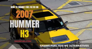 Changing Fuel Filter on 2007 Hummer H3: Step-by-Step Guide