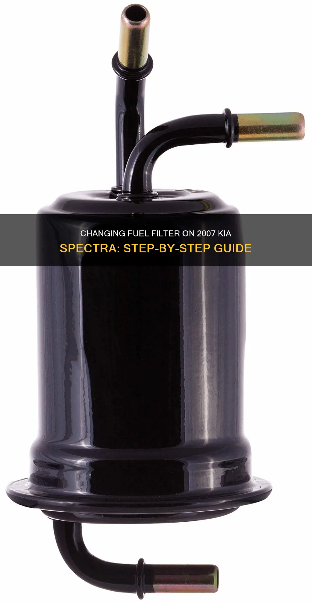 how to change fuel filter on 2007 kia spectra