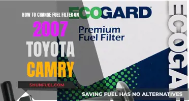 Changing Fuel Filter on 2007 Toyota Camry: Step-by-Step Guide