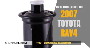 Replacing Fuel Filter in 2007 Toyota RAV4: Step-by-Step Guide