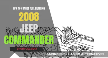 Changing Fuel Filter on Jeep Commander: Step-by-Step Guide