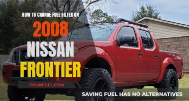 Changing Fuel Filter on 2008 Nissan Frontier: Step-by-Step Guide