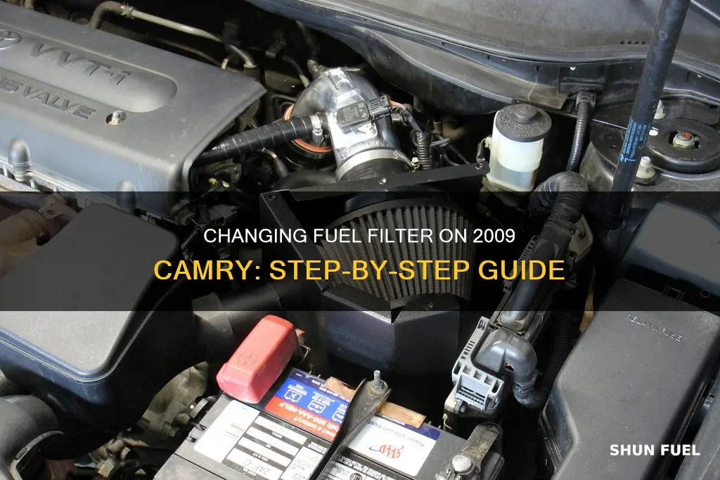 how to change fuel filter on 2009 camry