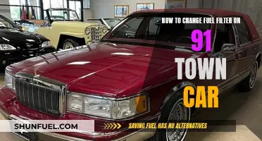 Replacing the Fuel Filter in a 91 Town Car