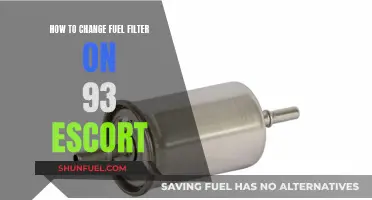 Changing Fuel Filters: 93 Escort Maintenance Guide