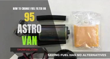 Changing Fuel Filter: 95 Astro Van DIY Guide