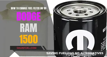 Replacing Fuel Filter: Dodge Ram 1500 (1998) Step-by-Step Guide