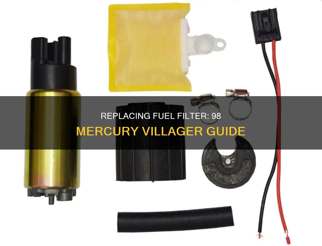 how to change fuel filter on 98 mercury villager