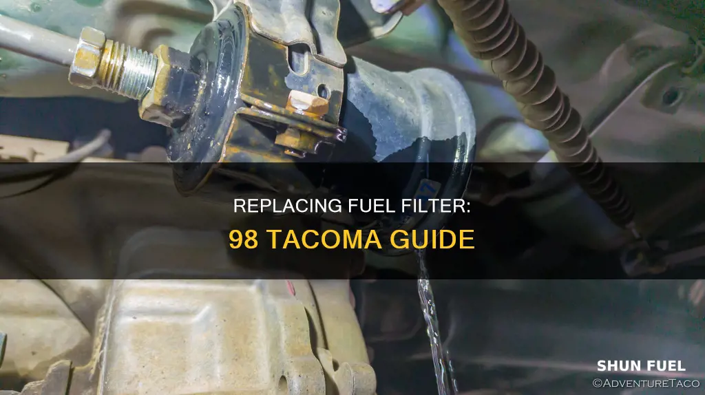 how to change fuel filter on 98 tacoma