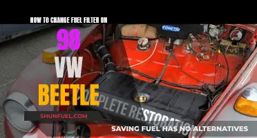 Changing Fuel Filter on 98 VW Beetle: Step-by-Step Guide