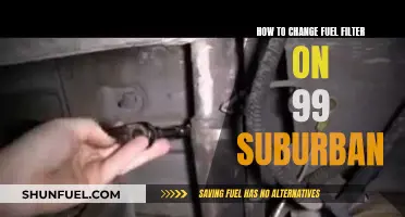 Replacing Fuel Filter: Step-by-Step Guide for '99 Suburban