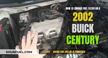 Changing Fuel Filter: 2002 Buick Century Guide