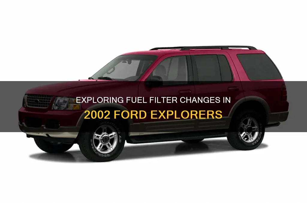 how to change fuel filter on a 2002 ford explorer